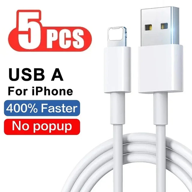 Original USB Cable For Apple iPhone 14 13 11 12 Pro Max XR 7 8 Plus Fast Charging USB C Date Cable For iPad Charger Accessories